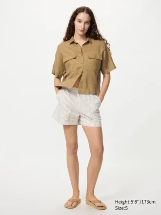 Easy-shorts i bomull for damer | Stripe