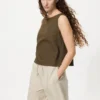 Easy shorts i linblanding for damer