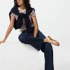 Ezy Wide Straight Jeans for kvinner