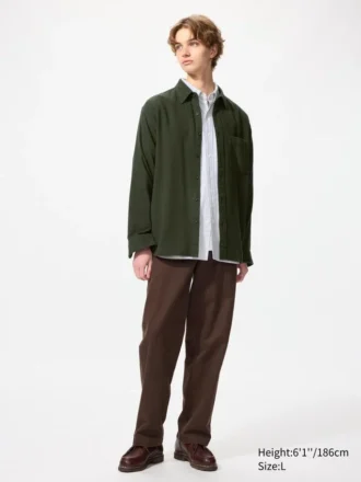 Flanellskjorte for menn