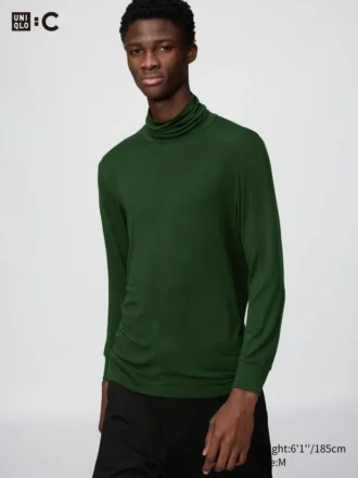 HEATTECH Extra Warm kashmirblanding pologensere for menn