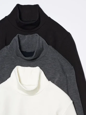 Heattech Ultra Warm T-skjorte for kvinner | Høy hals