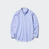 Herre-skjorte i bredvevd stoff | Button-down | Hairline-stoff