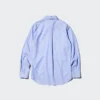 Herre-skjorte i bredvevd stoff | Button-down | Hairline-stoff
