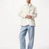 Herrejeans med vid, rett passform
