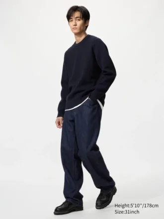 Herrejeans med vid, rett passform | Tall
