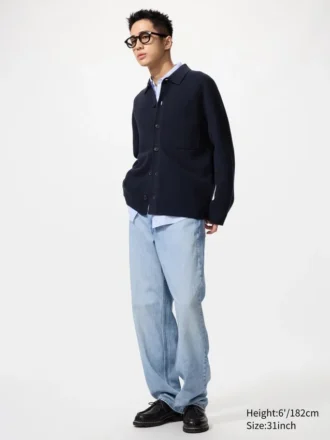 Herrejeans med vid, rett passform | Tall