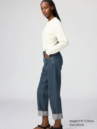 High Rise Regular Jeans for kvinner