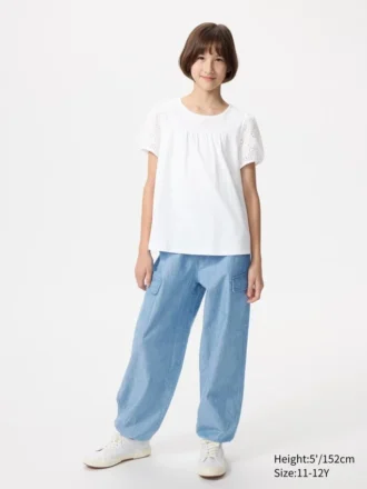 Joggebukse for barn | Chambray
