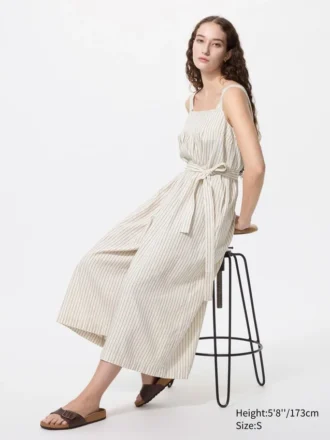 Jumpsuits i linblanding for kvinner | Stripet