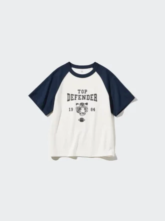 Kids AIRism Cotton Graphic Short-Sleeve T-skjorter