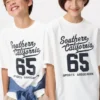 Kids AIRism Cotton Graphic T-skjorter