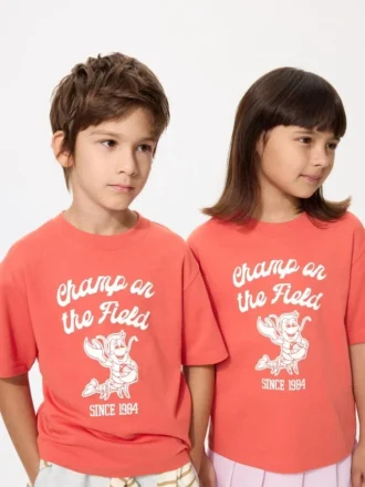Kids AIRism Cotton Graphic T-skjorter