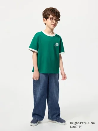 Kids AIRism Cotton Graphic T-skjorter