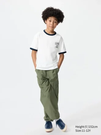 Kids AIRism Cotton Graphic T-skjorter