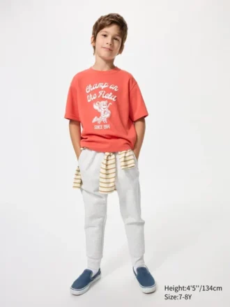 Kids AIRism Cotton Graphic T-skjorter