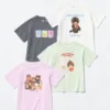Kids Monchhichi UT grafisk T-skjorte