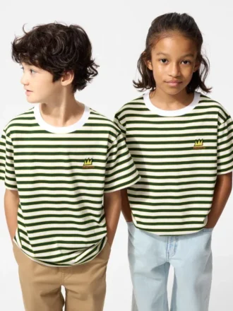 Kids Ny Pop Art UT Graphic T-skjorte | Jean-Michel Basquiat