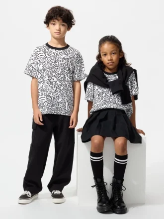 Kids Ny Pop Art UT Graphic T-skjorter | Keith Haring