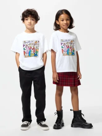 Kids Ny Pop Art UT Graphic T-skjorter | Keith Haring