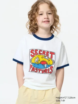 Kids Ny Pop Art UT Graphic T-skjorter | Keith Haring