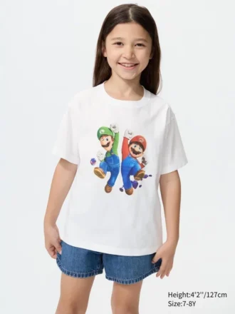 Kids the Super Mario Galaxy Movie UT-T-skjorter