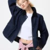 Kort jakke for damer | Denim