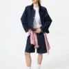 Kort jakke for damer | Denim