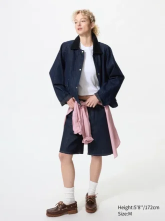 Kort jakke for damer | Denim