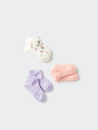 Korte babysokker | 3 par