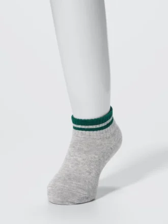 Korte barnesokker | 3 par | Stripet