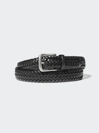 Lærbelter med mesh for menn