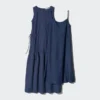 Lagdelt kjol i linblanding for damer | Stripe