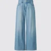 Lave, vide jeans for kvinner med lav livhøyde