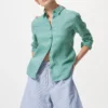 Lette shorts i linblanding for damer | Stripe