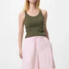 Lette shorts i linblanding for damer | Stripe