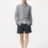 Lette shorts i linblanding for menn | 5″