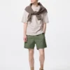 Lette shorts i linblanding for menn | 5″