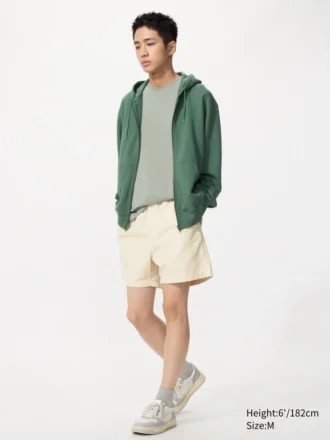 Lette shorts i linblanding for menn | 5″