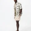 Lette shorts i linblanding for menn | 5″