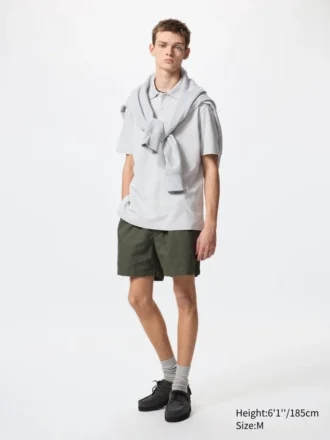 Lette shorts i linblanding for menn | 5″