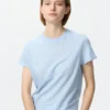 Linen-T-skjorte for kvinner