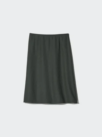Midi-skjørt i linblanding for damer | Shorts