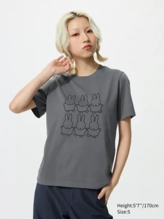 Miffy in Bloom UT grafisk T-skjorte for kvinner