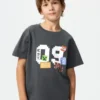 Minecraft-T-skjorte UT med grafisk trykk for barn