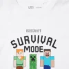 Minecraft-T-skjorte UT med grafisk trykk for barn