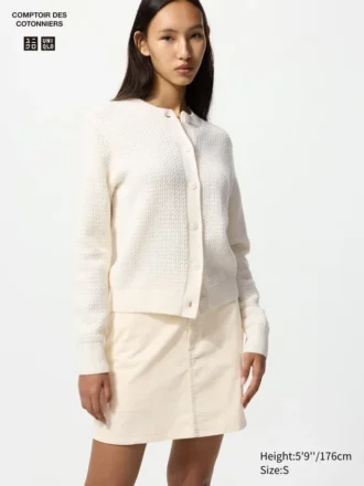 Mini-skjørt i corduroy for damer