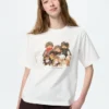 Monchhichi UT grafisk T-skjorte for kvinner