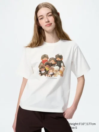 Monchhichi UT grafisk T-skjorte for kvinner