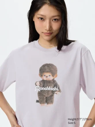 Monchhichi UT grafisk T-skjorte for kvinner